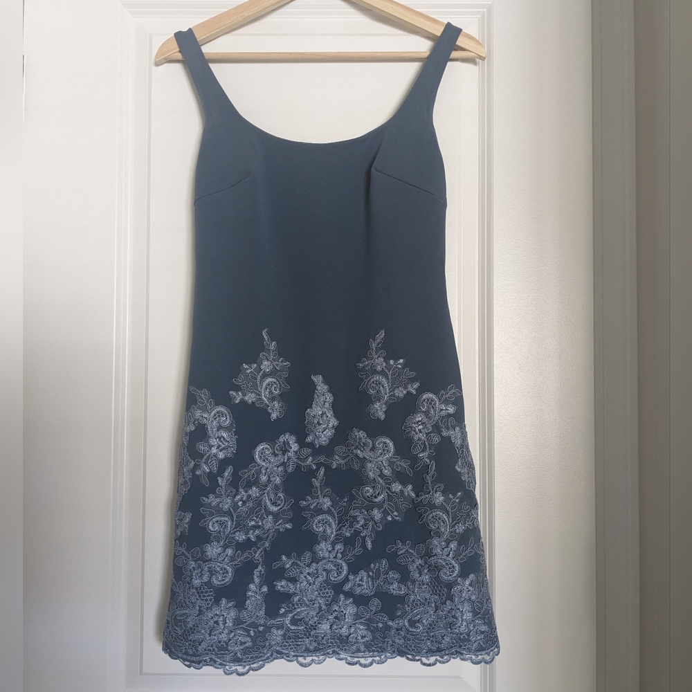 Azazie Dusty Blue Dress